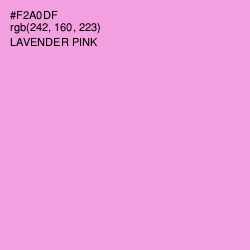 #F2A0DF - Lavender Pink Color Image